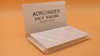 Six Acro Index, Stage Dry Erase by Blake Vogt - Image 5