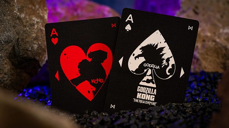 Godzilla x Kong: The New Empire Playing Cards - Godzilla, Black Standard Edition - Image 4