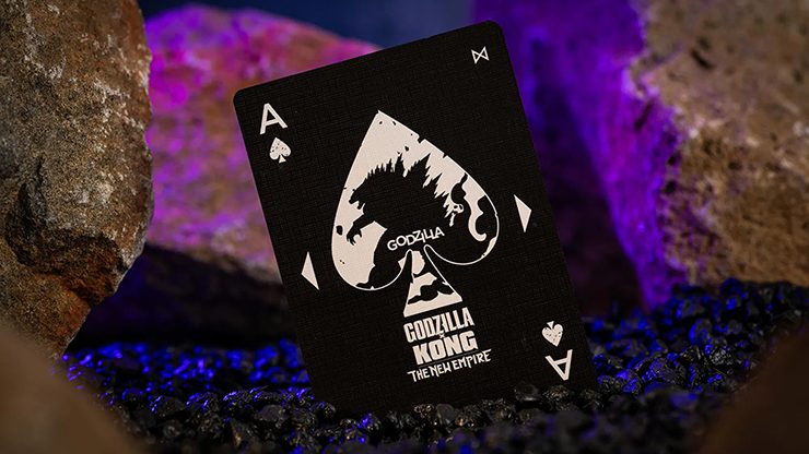 Godzilla x Kong: The New Empire Playing Cards - Godzilla, Black Standard Edition - Image 5