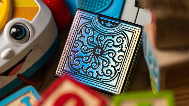 Black Alphabet Blocks Playing Cards by Kings Wild Project - Image 2