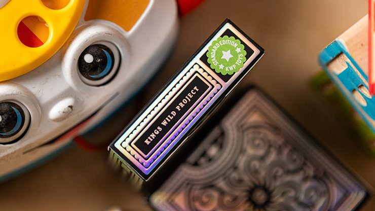 Black Alphabet Blocks Playing Cards by Kings Wild Project - Image 3