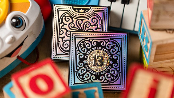 Black Alphabet Blocks Playing Cards by Kings Wild Project - Image 6