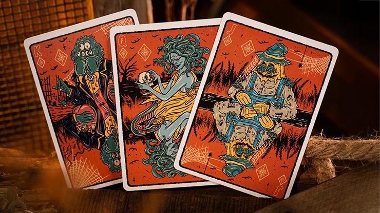 Good Pals Halloween Tales V2, Orange Playing Cards - Image 5