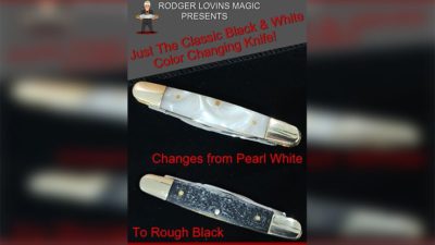 Color Changing Knife, Classic Black and White by Rodger Lovins - Image 2