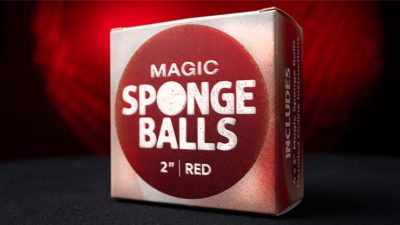 Magic Sponge Balls 4PK RED 2 inch by Murphy's Magic