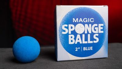 Magic Sponge Balls 4PK BLUE 2 inch by Murphy's Magic