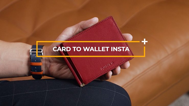 Modern Card to Wallet Insta, Red by Quiver