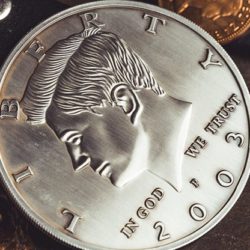 Bacon Jumbo Coin, Half Dollar by Bacon Magic