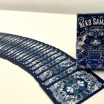 Neko Samurai, Mini Blue Playing Cards - Image 4
