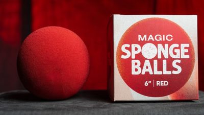 Magic Sponge Balls 1PK RED 6 inch by Murphy's Magic
