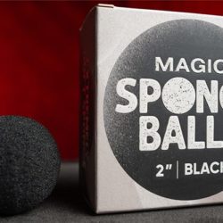 Magic Sponge Balls 50PK BLACK 2 inch by Murphy's Magic