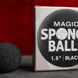 Magic Sponge Balls 50PK BLACK 1.5 inch by Murphy's Magic