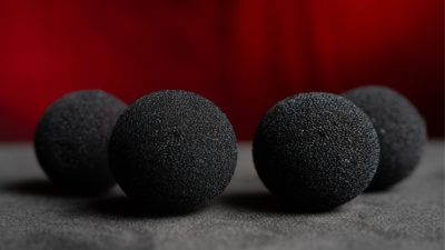Magic Sponge Balls 50PK BLACK 1 inch by Murphy's Magic - Image 3