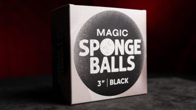 Magic Sponge Balls 50PK BLACK 3 inch by Murphy's Magic - Image 4