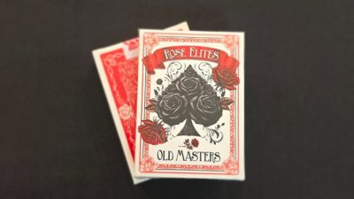 Rose Elites - Old Masters, Red Playing Cards