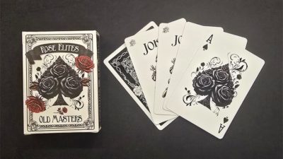 Rose Elites - Old Masters, Black Playing Cards - Image 2