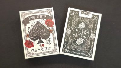 Rose Elites - Old Masters, Black Playing Cards - Image 5