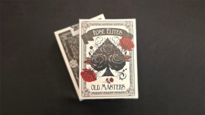 Rose Elites - Old Masters, Black Playing Cards