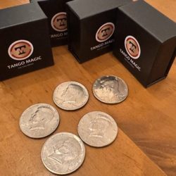 Expanded Shell Half Dollar, plus 4 Regular Coins by Tango Magic