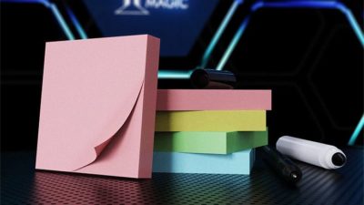 The Iarvel Magic Post-It Pad, Blue by Iarvel Magic - Image 5