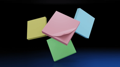 The Iarvel Magic Post-It Pad, Blue by Iarvel Magic - Image 6