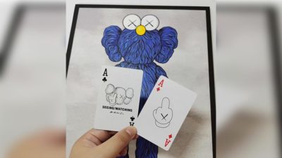Kaws Seeing / Watching Black Edition Playing Cards - Image 6