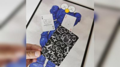 Kaws Seeing / Watching Black Edition Playing Cards - Image 2