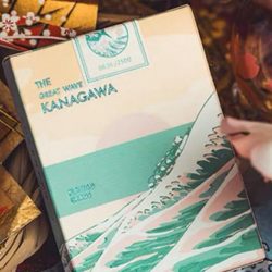 The Great Wave off Kanagawa V3, Fresh Spring / Peppermint Green Playing Cards