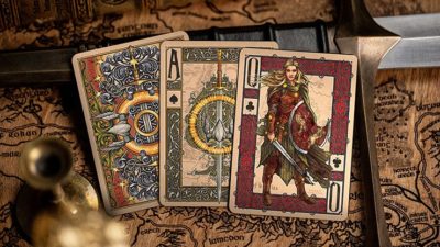 The Lord of the Rings - Return of the King Playing Cards, Black Gilded Edition by Kings Wild - Image 2