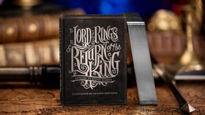 The Lord of the Rings - Return of the King Playing Cards, Black Gilded Edition by Kings Wild