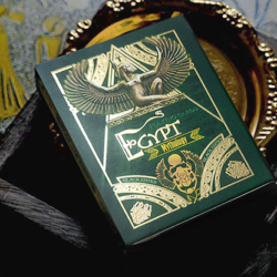 Egypt Mythology Black Edition, Green, Nile Playing Cards