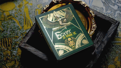 Egypt Mythology Black Edition, Green, Nile Playing Cards