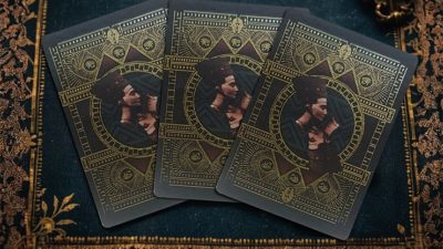 Egypt Mythology Black Edition, Pharaoh, Dark Gray Playing Cards - Image 4