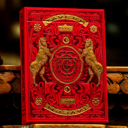Tavern on the Green: Red Edition Playing Cards by theory11