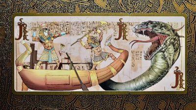 Egypt Mythology Premium Edition, Sapphire Playing Cards - Image 2