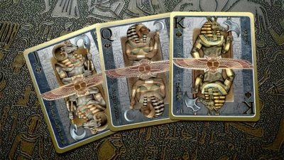 Egypt Mythology Premium Edition, Sapphire Playing Cards - Image 4