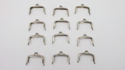 Purse Frames, Silver, 12 in one pack Goshman
