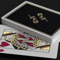 Gold Foil Black Roses Casino