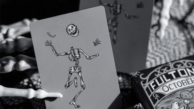 FULTONS OCTOBER TOMBSTONE GREY PLAYING CARDS - Image 2