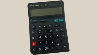 Electricks Quantum Calculator, Black