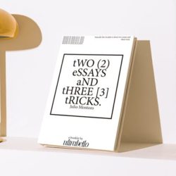 tWO, 2 eSSAYS aND tHREE [3] tRICKS. by Julio Montoro (English)