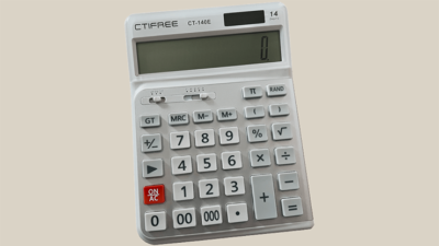 Electricks Quantum Calculator, White