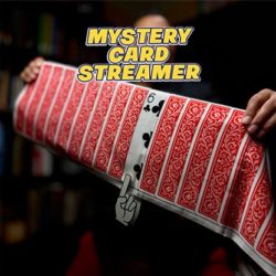 Mystery Card Streamer, Red 6 of Clubs by PlayTime Magic DEFMA