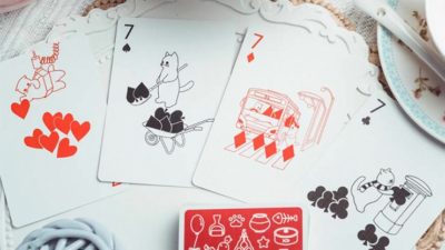 Kitten Diary - Red Limited Edition Playing Cards by ACPC - Image 2