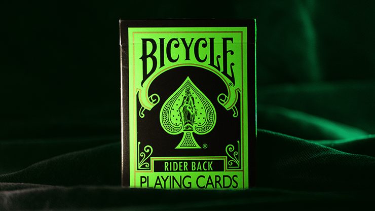 Bicycle Reverse, Green Playing Cards