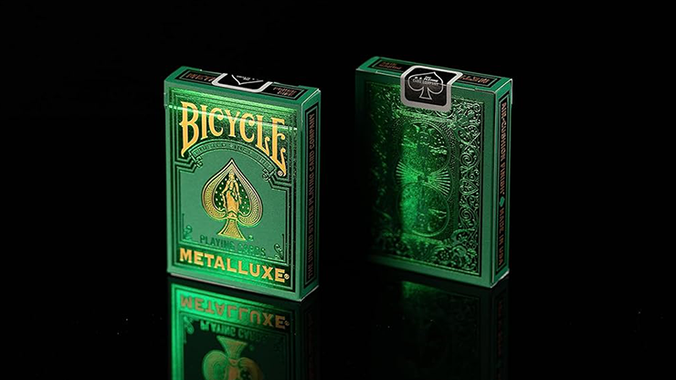 Bicycle Metalluxe Green Playing Cards by US Card Magic Co. - Image 5