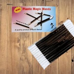 Mini Magic Wands, Black/12 perpack
